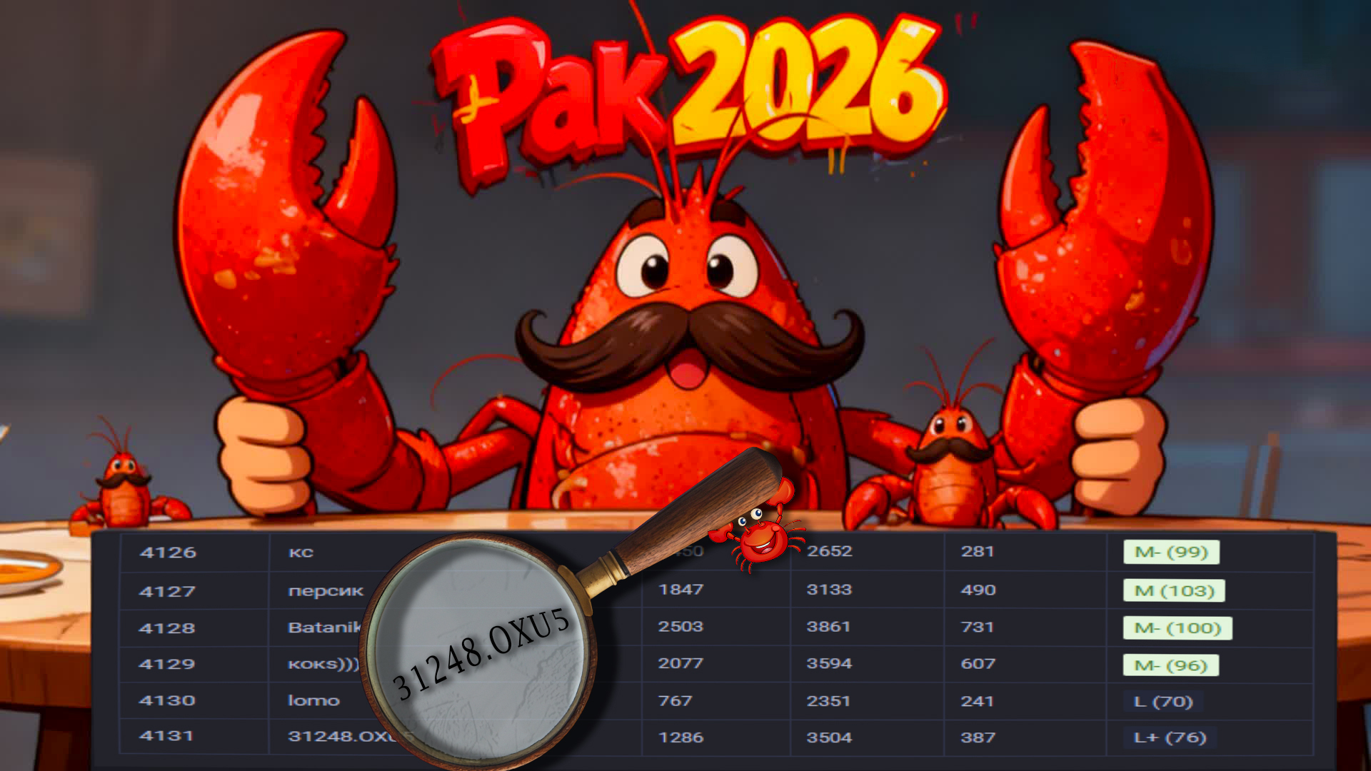Рак месяца ФЕВРАЛЬ 2026
